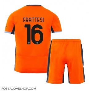 Inter Milan Davide Frattesi #16 Dětské Alternativní Dres 2023-24 Krátký Rukáv (+ trenýrky)