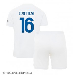 Inter Milan Davide Frattesi #16 Dětské Venkovní Dres 2023-24 Krátký Rukáv (+ trenýrky)