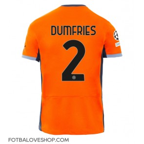 Inter Milan Denzel Dumfries #2 Alternativní Dres 2023-24 Krátký Rukáv