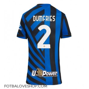 Inter Milan Denzel Dumfries #2 Dámské Domácí Dres 2024-25 Krátký Rukáv