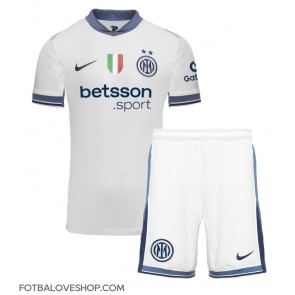 Inter Milan Dětské Venkovní Dres 2024-25 Krátký Rukáv (+ trenýrky)