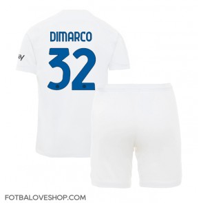 Inter Milan Federico Dimarco #32 Dětské Venkovní Dres 2023-24 Krátký Rukáv (+ trenýrky)