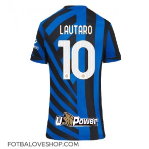 Inter Milan Lautaro Martinez #10 Dámské Domácí Dres 2024-25 Krátký Rukáv