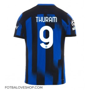 Inter Milan Marcus Thuram #9 Domácí Dres 2023-24 Krátký Rukáv