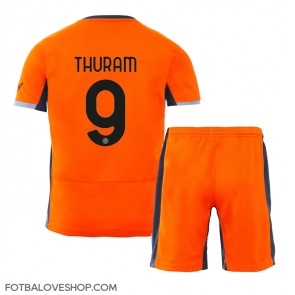 Inter Milan Marcus Thuram #9 Dětské Alternativní Dres 2023-24 Krátký Rukáv (+ trenýrky)