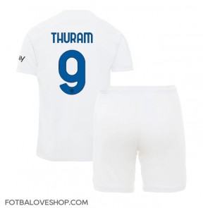 Inter Milan Marcus Thuram #9 Dětské Venkovní Dres 2023-24 Krátký Rukáv (+ trenýrky)