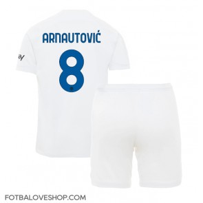 Inter Milan Marko Arnautovic #8 Dětské Venkovní Dres 2023-24 Krátký Rukáv (+ trenýrky)