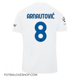 Inter Milan Marko Arnautovic #8 Venkovní Dres 2023-24 Krátký Rukáv