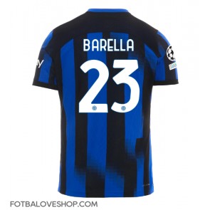 Inter Milan Nicolo Barella #23 Domácí Dres 2023-24 Krátký Rukáv