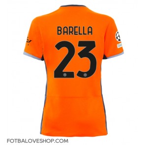 Inter Milan Nicolo Barella #23 Dámské Alternativní Dres 2023-24 Krátký Rukáv