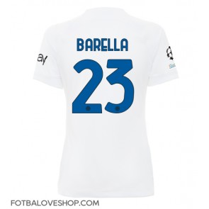 Inter Milan Nicolo Barella #23 Dámské Venkovní Dres 2023-24 Krátký Rukáv