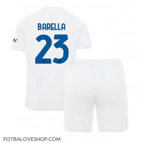 Inter Milan Nicolo Barella #23 Dětské Venkovní Dres 2023-24 Krátký Rukáv (+ trenýrky)