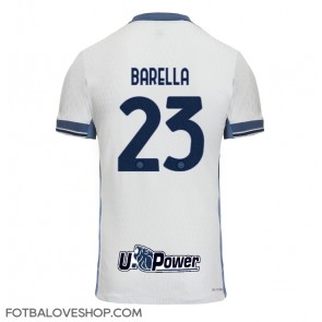 Inter Milan Nicolo Barella #23 Venkovní Dres 2024-25 Krátký Rukáv