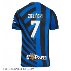 Inter Milan Piotr Zielinski #7 Domácí Dres 2024-25 Krátký Rukáv