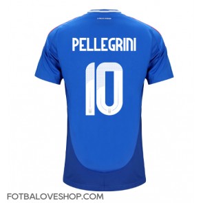 Itálie Lorenzo Pellegrini #10 Domácí Dres ME 2024 Krátký Rukáv