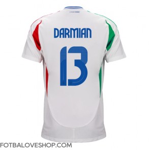 Itálie Matteo Darmian #13 Venkovní Dres ME 2024 Krátký Rukáv