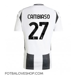 Juventus Andrea Cambiaso #27 Domácí Dres 2024-25 Krátký Rukáv