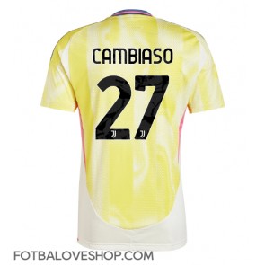 Juventus Andrea Cambiaso #27 Venkovní Dres 2024-25 Krátký Rukáv