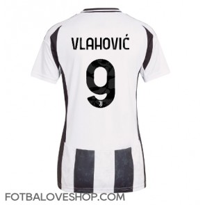 Juventus Dusan Vlahovic #9 Dámské Domácí Dres 2024-25 Krátký Rukáv