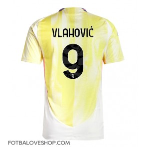 Juventus Dusan Vlahovic #9 Venkovní Dres 2024-25 Krátký Rukáv