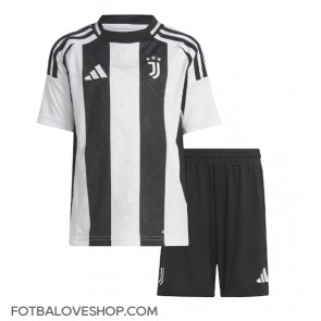 Juventus Dětské Domácí Dres 2024-25 Krátký Rukáv (+ trenýrky)