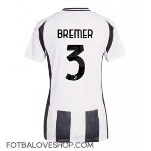 Juventus Gleison Bremer #3 Dámské Domácí Dres 2024-25 Krátký Rukáv