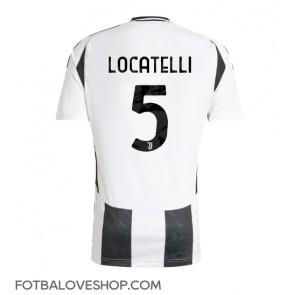 Juventus Manuel Locatelli #5 Domácí Dres 2024-25 Krátký Rukáv