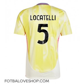 Juventus Manuel Locatelli #5 Venkovní Dres 2024-25 Krátký Rukáv