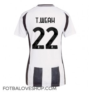 Juventus Timothy Weah #22 Dámské Domácí Dres 2024-25 Krátký Rukáv