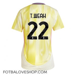 Juventus Timothy Weah #22 Dámské Venkovní Dres 2024-25 Krátký Rukáv