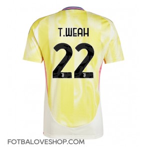 Juventus Timothy Weah #22 Venkovní Dres 2024-25 Krátký Rukáv