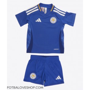 Leicester City Dětské Domácí Dres 2024-25 Krátký Rukáv (+ trenýrky)