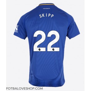 Leicester City Oliver Skipp #22 Domácí Dres 2024-25 Krátký Rukáv