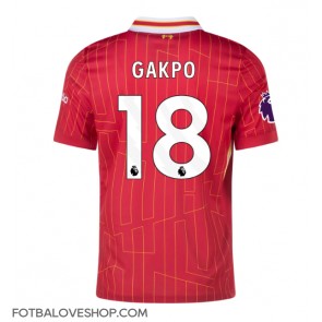 Liverpool Cody Gakpo #18 Domácí Dres 2024-25 Krátký Rukáv