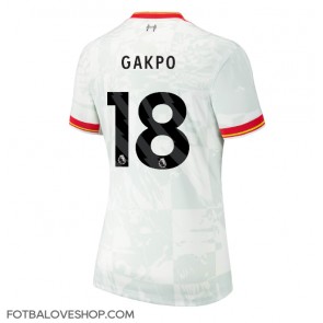 Liverpool Cody Gakpo #18 Dámské Alternativní Dres 2024-25 Krátký Rukáv