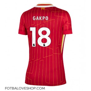 Liverpool Cody Gakpo #18 Dámské Domácí Dres 2024-25 Krátký Rukáv