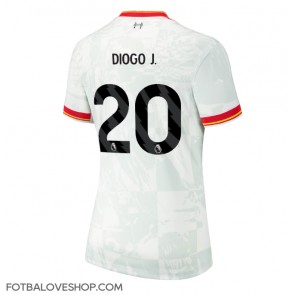 Liverpool Diogo Jota #20 Dámské Alternativní Dres 2024-25 Krátký Rukáv