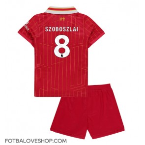 Liverpool Dominik Szoboszlai #8 Dětské Domácí Dres 2024-25 Krátký Rukáv (+ trenýrky)