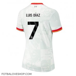 Liverpool Luis Diaz #7 Dámské Alternativní Dres 2024-25 Krátký Rukáv