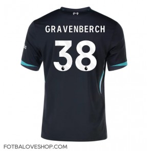 Liverpool Ryan Gravenberch #38 Venkovní Dres 2024-25 Krátký Rukáv