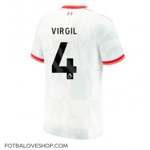 Liverpool Virgil van Dijk #4 Alternativní Dres 2024-25 Krátký Rukáv