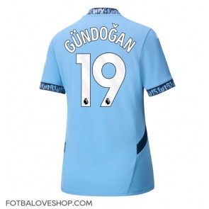 Manchester City Ilkay Gundogan #19 Dámské Domácí Dres 2024-25 Krátký Rukáv