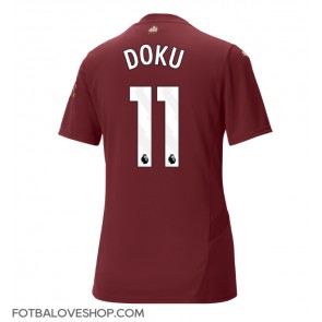 Manchester City Jeremy Doku #11 Dámské Alternativní Dres 2024-25 Krátký Rukáv