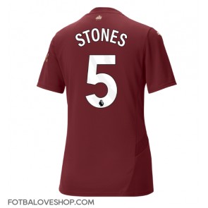 Manchester City John Stones #5 Dámské Alternativní Dres 2024-25 Krátký Rukáv