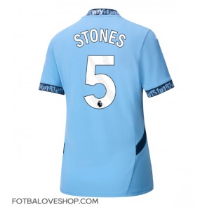 Manchester City John Stones #5 Dámské Domácí Dres 2024-25 Krátký Rukáv