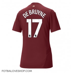 Manchester City Kevin De Bruyne #17 Dámské Alternativní Dres 2024-25 Krátký Rukáv