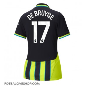 Manchester City Kevin De Bruyne #17 Dámské Venkovní Dres 2024-25 Krátký Rukáv