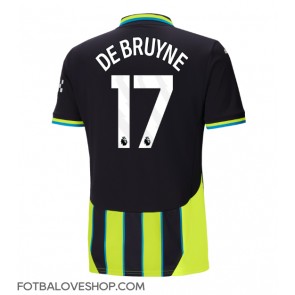 Manchester City Kevin De Bruyne #17 Venkovní Dres 2024-25 Krátký Rukáv