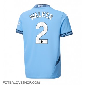 Manchester City Kyle Walker #2 Domácí Dres 2024-25 Krátký Rukáv