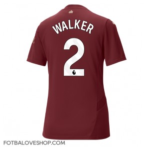 Manchester City Kyle Walker #2 Dámské Alternativní Dres 2024-25 Krátký Rukáv